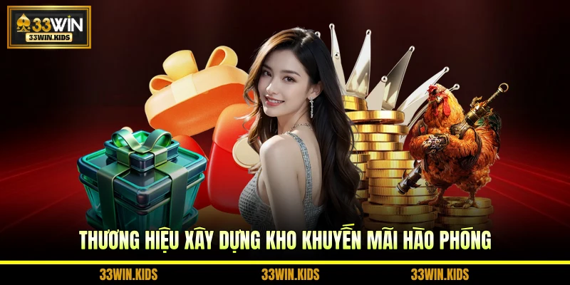 Thương hiệu xây dựng kho khuyến mãi hào phóng